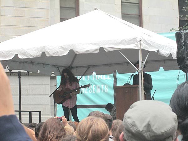 Kurt Vile Day at City Hall in Philadelphia